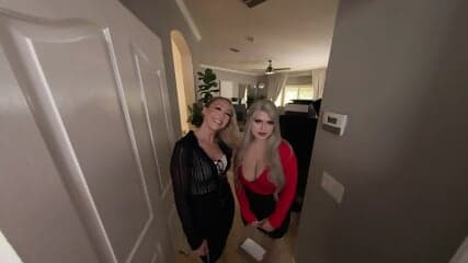 Delivery Man Brings A Mouthful To Crystal Clark And London Laurent