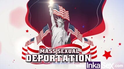 Donald Trump And Elon Musk Fuck Latina Immigrants