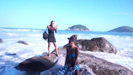 Beautiful Mih Ninfetinha Ebony Brazilian Cute Latina Petite Girl With Juicy Ass And Tits Public DAP 👄🍑💦