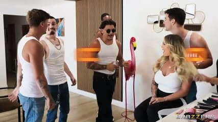 Unforgettable Night As Kali Roses Leads A Wild Gang Bang With Jimmy Bud And The Crew: Victor Ray, Hollywood Cash, Logan Xander, Ethan Seeks Join The Fun!