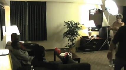 gangsta s coaching a hotmilf with the help of her little dick of a husband.