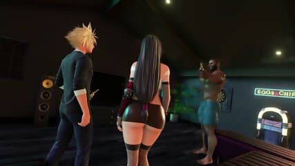 3D Cartoon porn Game where sexy girl with big boobs cheating with black cock - Hot animation sex